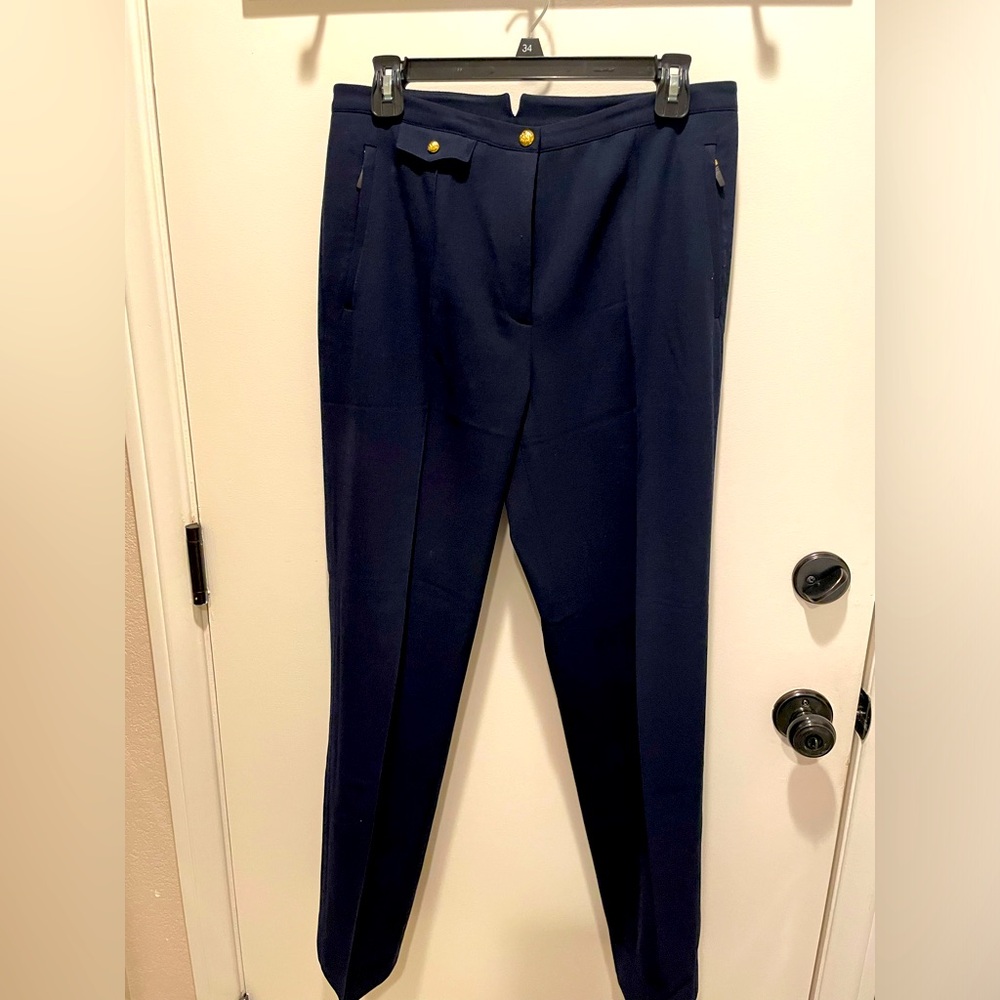 Lauren Ralph Lauren beautiful wool blend navy slacks
